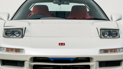 1993 Acura NSX in Grand Prix White over Red