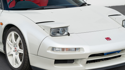 1993 Acura NSX in Grand Prix White over Red
