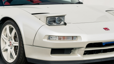 1993 Acura NSX in Grand Prix White over Red