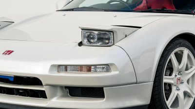 1993 Acura NSX in Grand Prix White over Red
