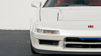 1993 Acura NSX in Grand Prix White over Red