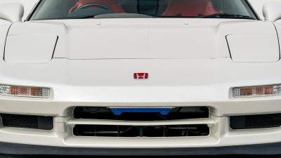 1993 Acura NSX in Grand Prix White over Red