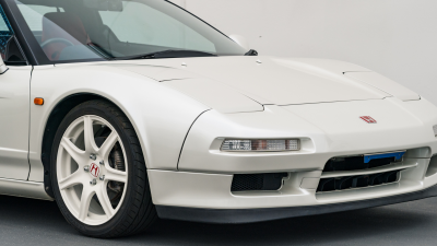 1993 Acura NSX in Grand Prix White over Red
