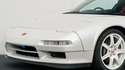 1993 Acura NSX in Grand Prix White over Red