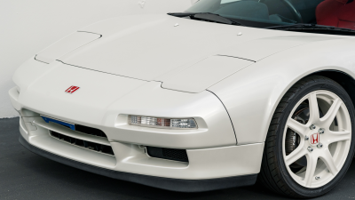 1993 Acura NSX in Grand Prix White over Red