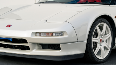 1993 Acura NSX in Grand Prix White over Red