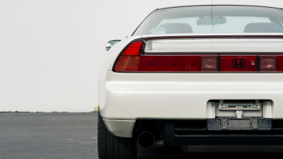 1993 Acura NSX in Grand Prix White over Red