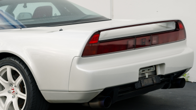 1993 Acura NSX in Grand Prix White over Red