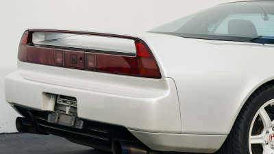 1993 Acura NSX in Grand Prix White over Red
