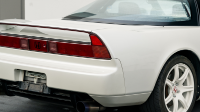 1993 Acura NSX in Grand Prix White over Red