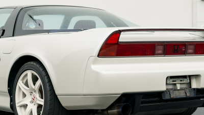 1993 Acura NSX in Grand Prix White over Red