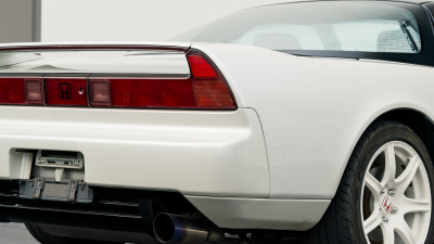 1993 Acura NSX in Grand Prix White over Red