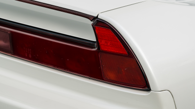 1993 Acura NSX in Grand Prix White over Red