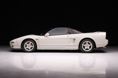 1995 Acura NSX in Grand Prix White over Red