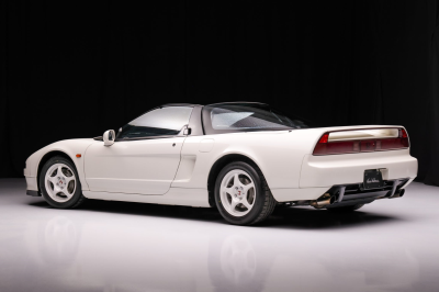 1995 Acura NSX in Grand Prix White over Red