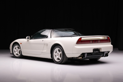 1995 Acura NSX in Grand Prix White over Red