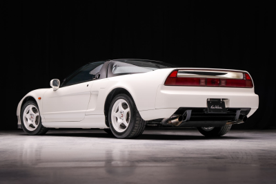 1995 Acura NSX in Grand Prix White over Red