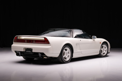 1995 Acura NSX in Grand Prix White over Red