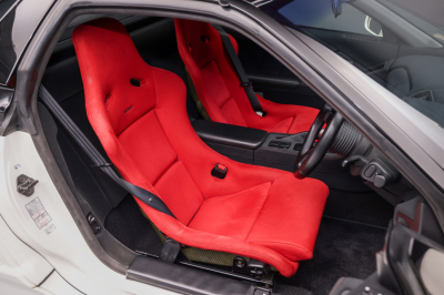 1995 Acura NSX in Grand Prix White over Red