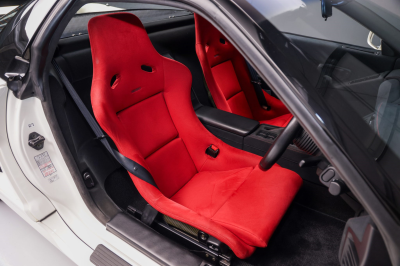 1995 Acura NSX in Grand Prix White over Red