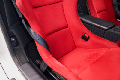 1995 Acura NSX in Grand Prix White over Red