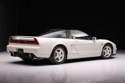 1995 Acura NSX in Grand Prix White over Red