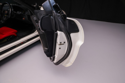 1995 Acura NSX in Grand Prix White over Red