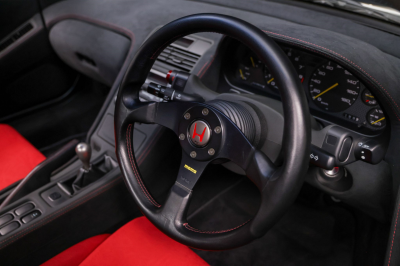 1995 Acura NSX in Grand Prix White over Red