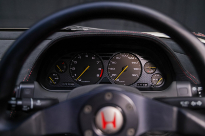 1995 Acura NSX in Grand Prix White over Red