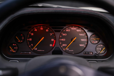 1995 Acura NSX in Grand Prix White over Red