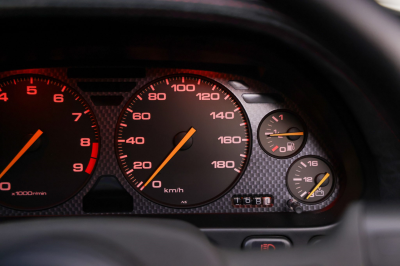 1995 Acura NSX in Grand Prix White over Red