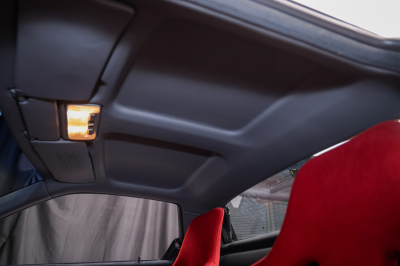 1995 Acura NSX in Grand Prix White over Red