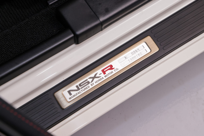 1995 Acura NSX in Grand Prix White over Red