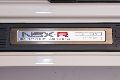 1995 Acura NSX in Grand Prix White over Red