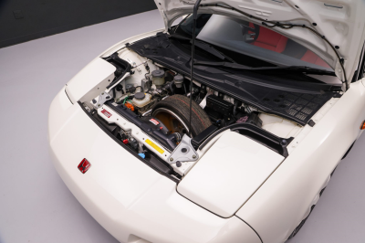 1995 Acura NSX in Grand Prix White over Red