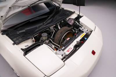 1995 Acura NSX in Grand Prix White over Red