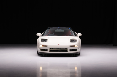1995 Acura NSX in Grand Prix White over Red