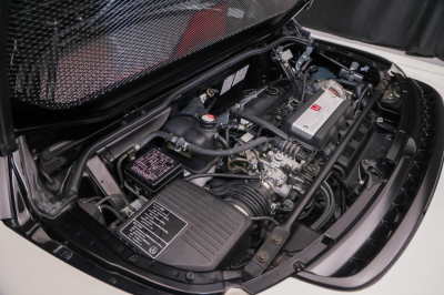 1995 Acura NSX in Grand Prix White over Red