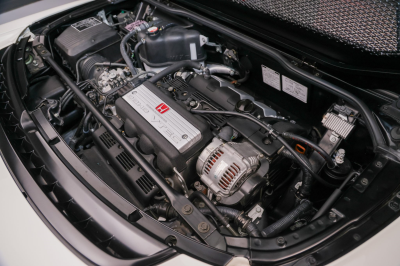 1995 Acura NSX in Grand Prix White over Red