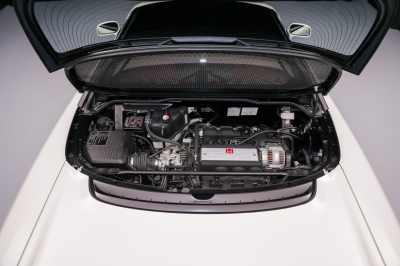 1995 Acura NSX in Grand Prix White over Red