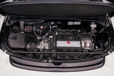 1995 Acura NSX in Grand Prix White over Red