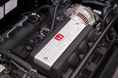 1995 Acura NSX in Grand Prix White over Red