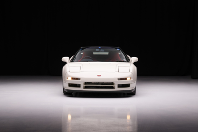 1995 Acura NSX in Grand Prix White over Red