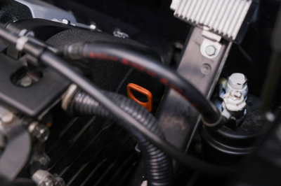 1995 Acura NSX in Grand Prix White over Red