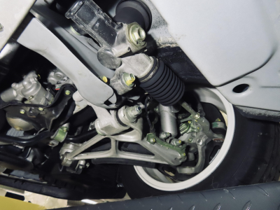 1995 Acura NSX in Grand Prix White over Red