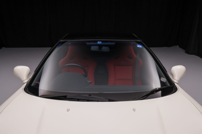 1995 Acura NSX in Grand Prix White over Red