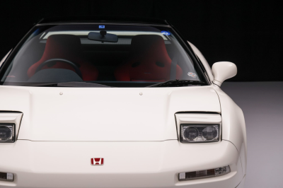 1995 Acura NSX in Grand Prix White over Red