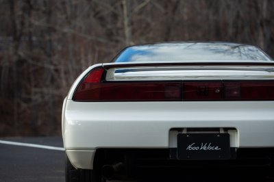 1995 Acura NSX in Grand Prix White over Red