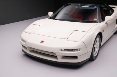 1995 Acura NSX in Grand Prix White over Red