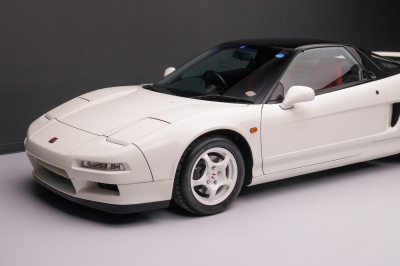 1995 Acura NSX in Grand Prix White over Red